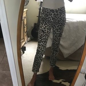 PAIGE leopard jean sz27